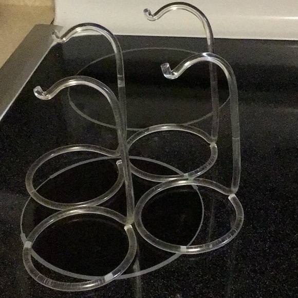 4 ornament holders… acrylic  … 6” high - Picture 3 of 5